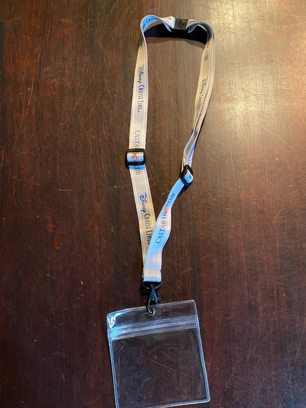 DCL Disney Cruise Line Castaway Club Silver Lanyard DCL Exclusive